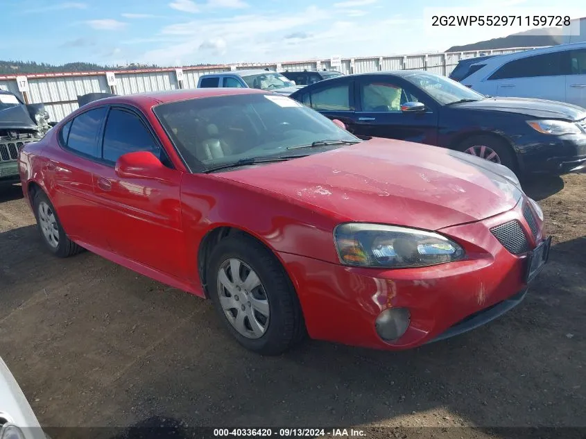 2G2WP552971159728 2007 Pontiac Grand Prix