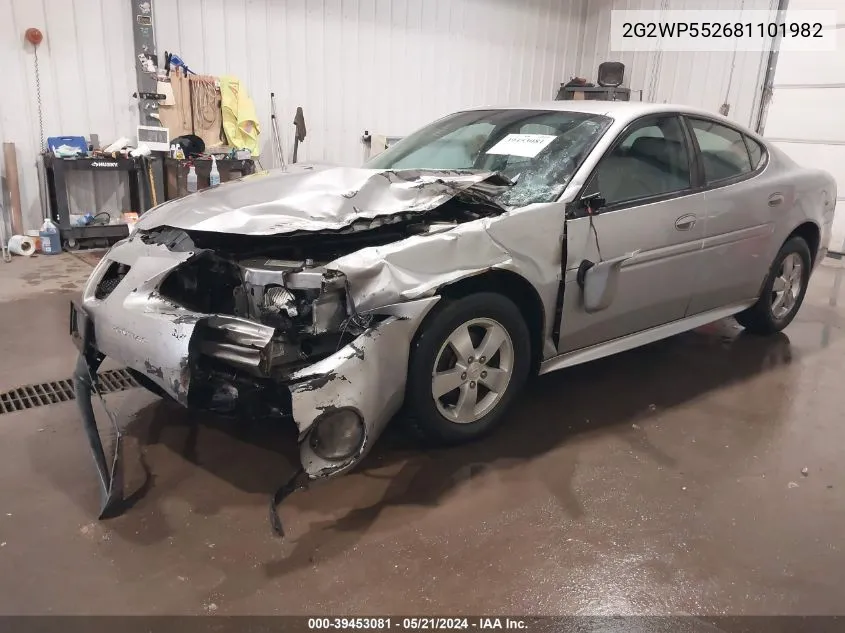 2G2WP552681101982 2008 Pontiac Grand Prix