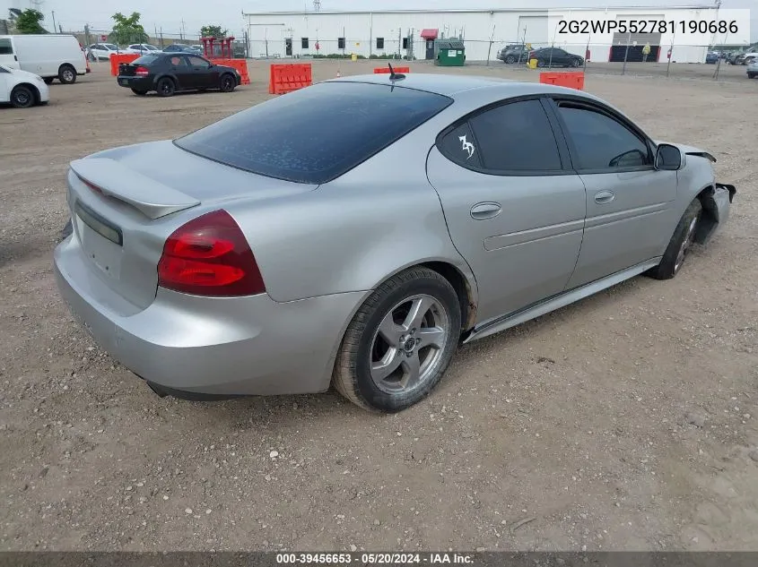 2G2WP552781190686 2008 Pontiac Grand Prix