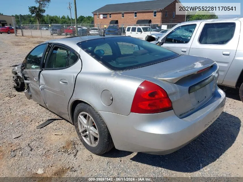 2G2WP552281170541 2008 Pontiac Grand Prix