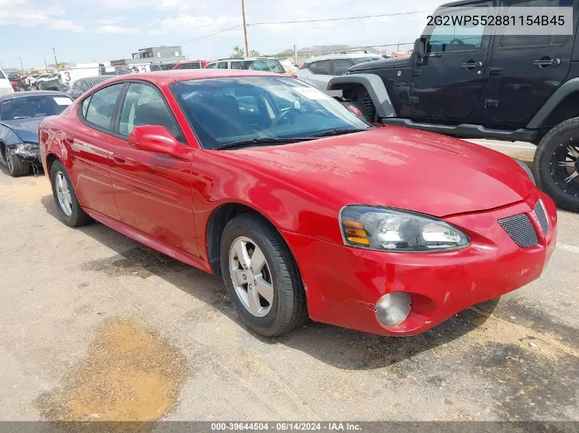 2G2WP552881154B45 2008 Pontiac Grand Prix