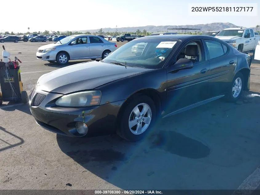 2G2WP552181127177 2008 Pontiac Grand Prix