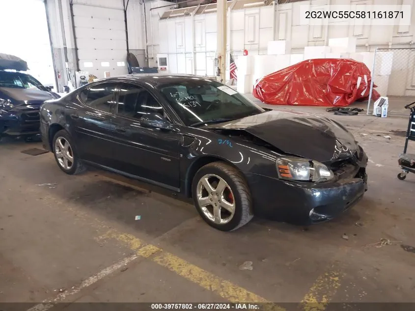 2G2WC55C581161871 2008 Pontiac Grand Prix Gxp