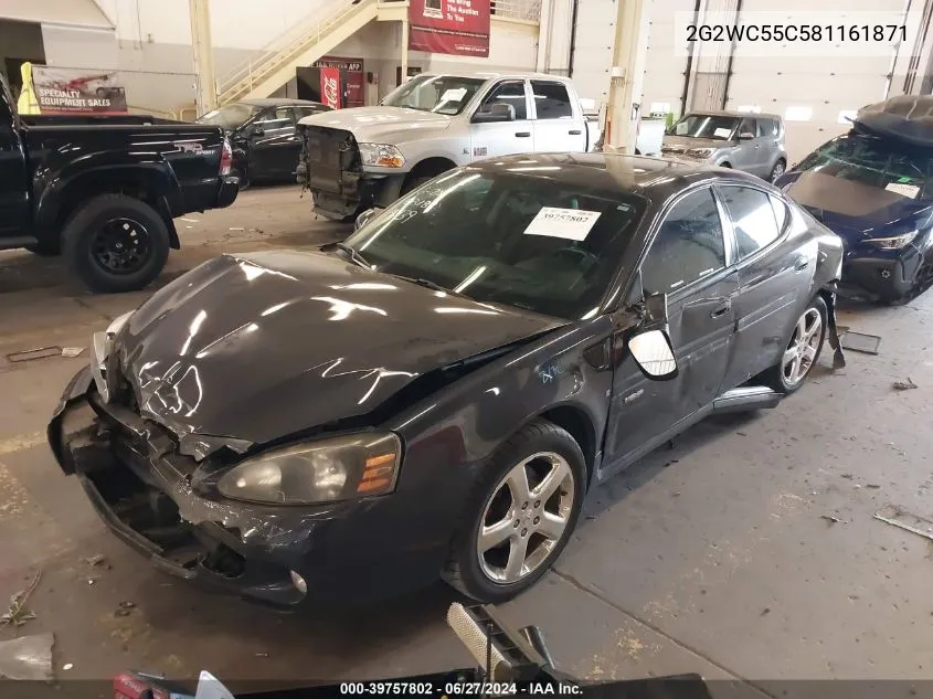 2G2WC55C581161871 2008 Pontiac Grand Prix Gxp