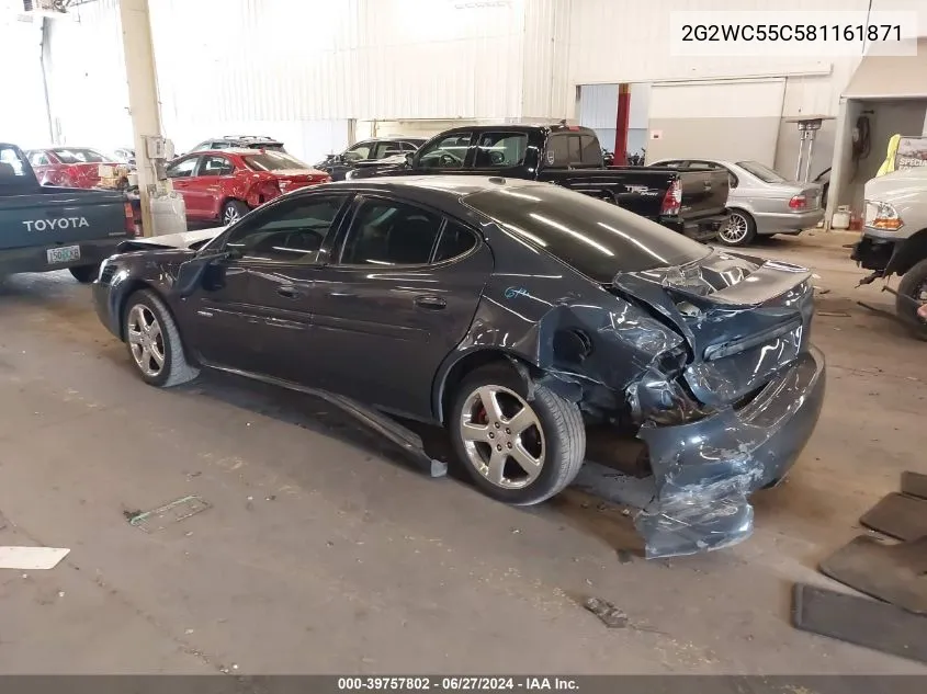 2G2WC55C581161871 2008 Pontiac Grand Prix Gxp