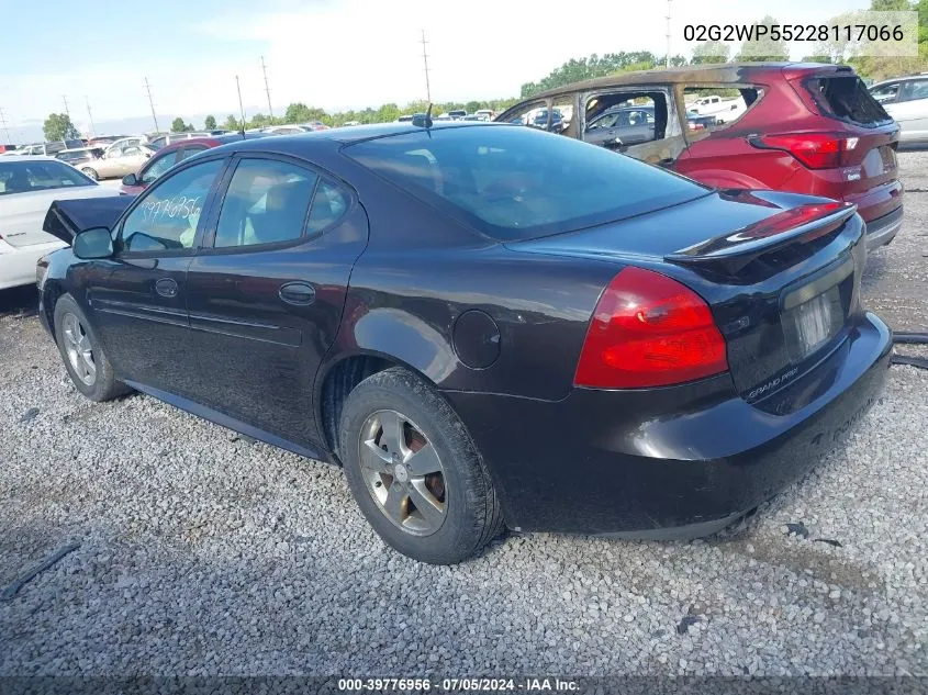 02G2WP55228117066 2008 Pontiac Grand Prix