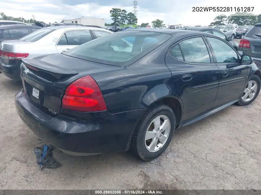 2G2WP552281161287 2008 Pontiac Grand Prix