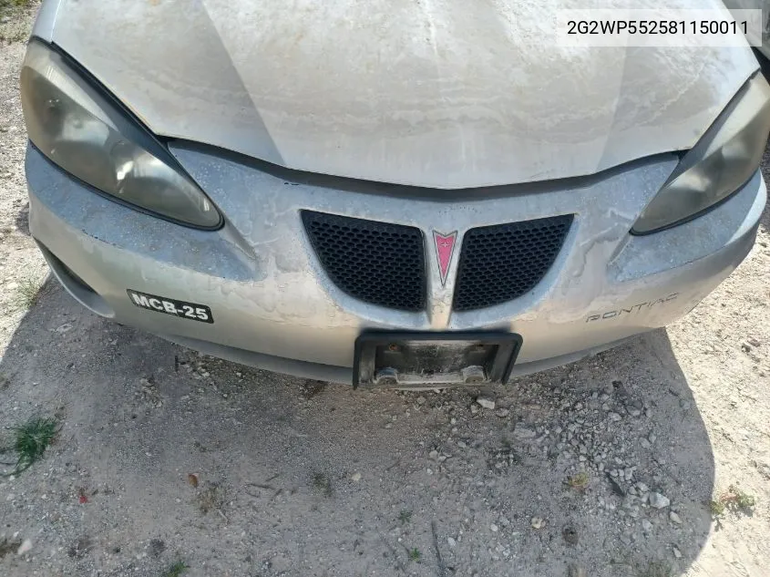 2G2WP552581150011 2008 Pontiac Grand Prix