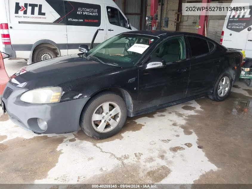 2G2WP552781134831 2008 Pontiac Grand Prix