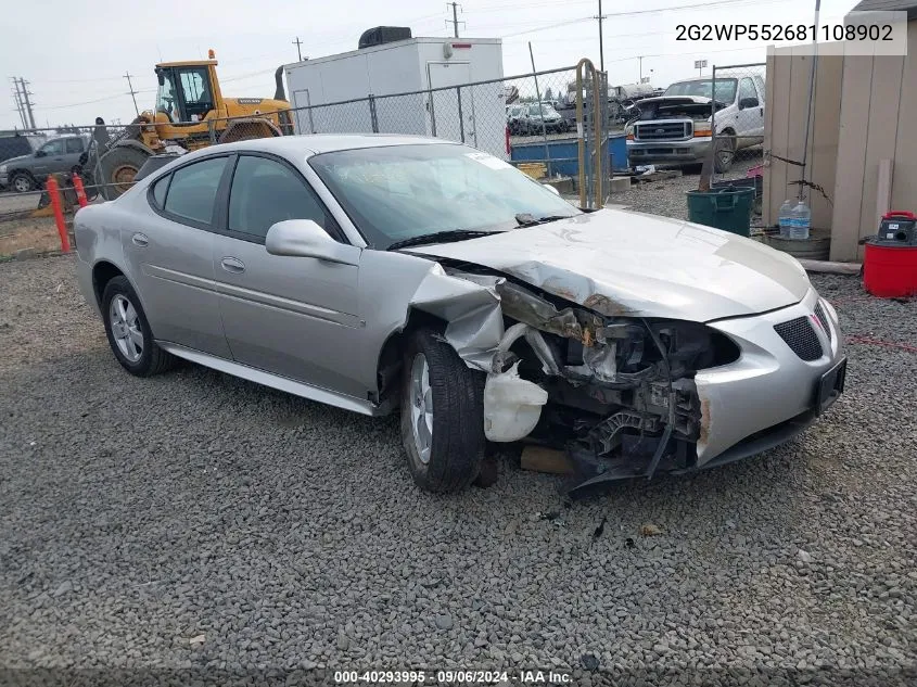 2G2WP552681108902 2008 Pontiac Grand Prix