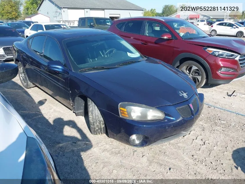 2008 Pontiac Grand Prix VIN: 2G2WP552281141329 Lot: 40301018