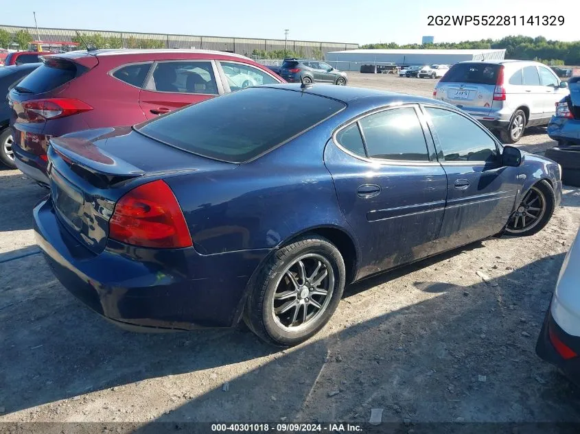 2G2WP552281141329 2008 Pontiac Grand Prix