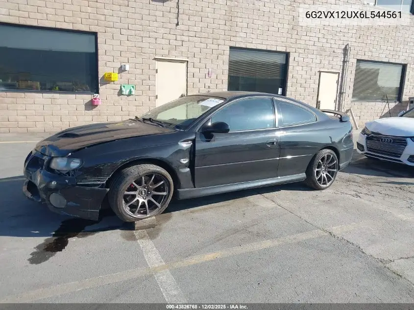6G2VX12UX6L544561 2006 Pontiac Gto