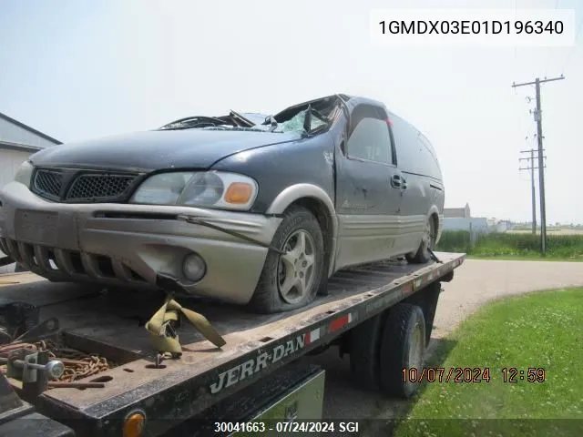 1GMDX03E01D196340 2001 Pontiac Montana