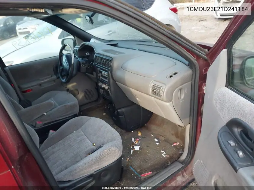 1GMDU23E21D241184 2001 Pontiac Montana V16 W/1Sv Or 1Sx Pkg.