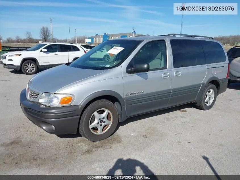 2003 Pontiac Montana M16 W/1Sa Pkg. VIN: 1GMDX03E13D263076 Lot: 40314825