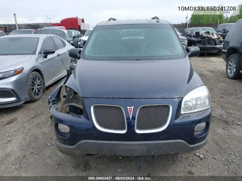 1GMDX33L85D241708 2005 Pontiac Montana Sv6 Awd