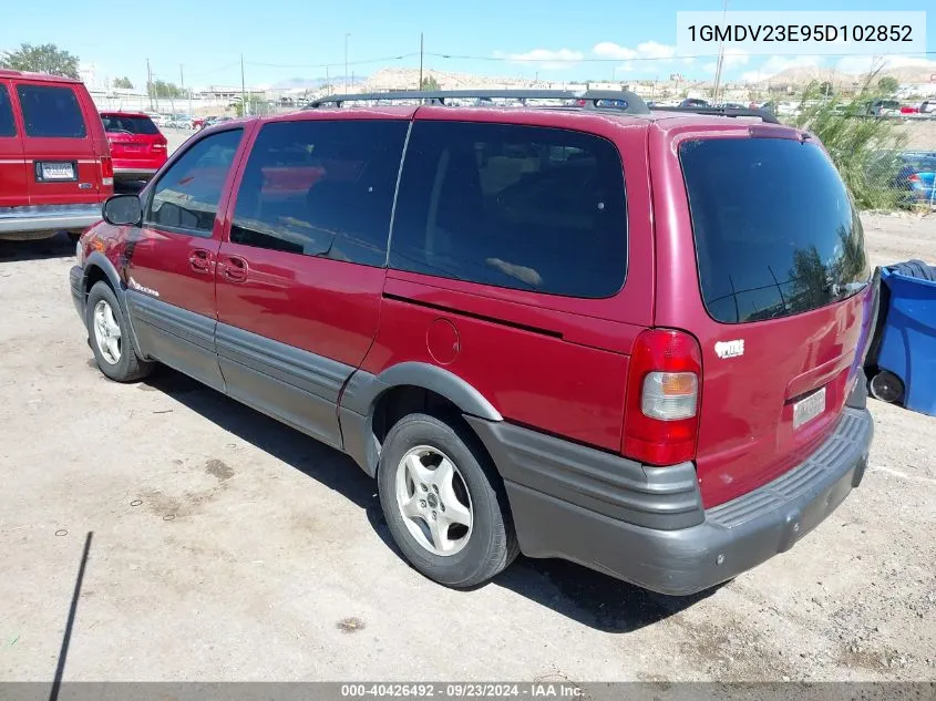 1GMDV23E95D102852 2005 Pontiac Montana M16 W/1Sa Pkg.