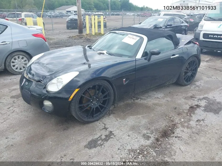 2006 Pontiac Solstice VIN: 1G2MB33B56Y101933 Lot: 39429832