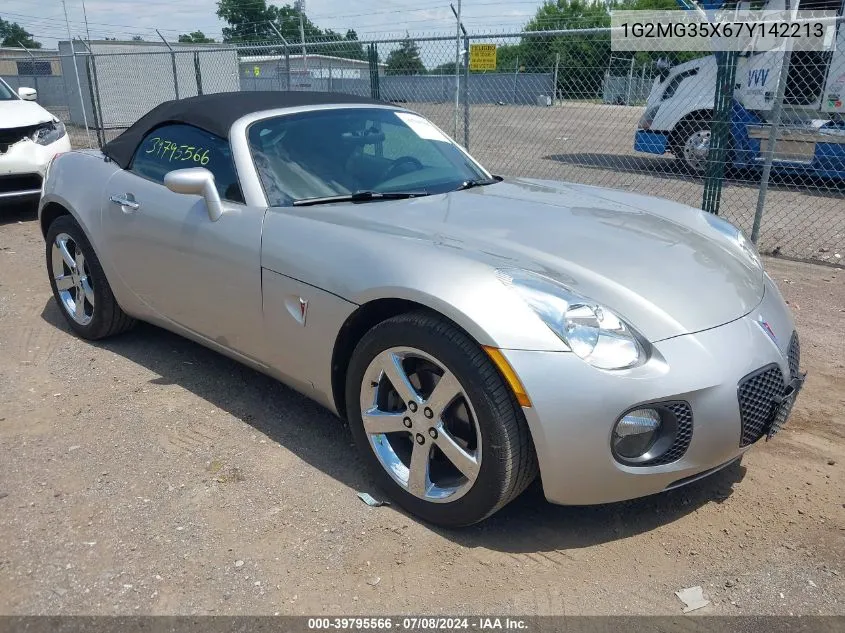 1G2MG35X67Y142213 2007 Pontiac Solstice Gxp