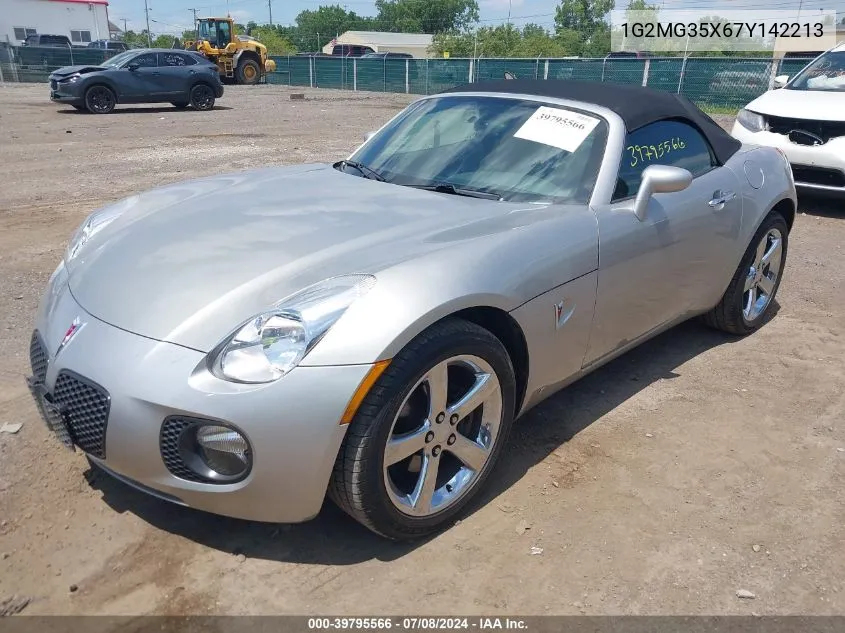 1G2MG35X67Y142213 2007 Pontiac Solstice Gxp