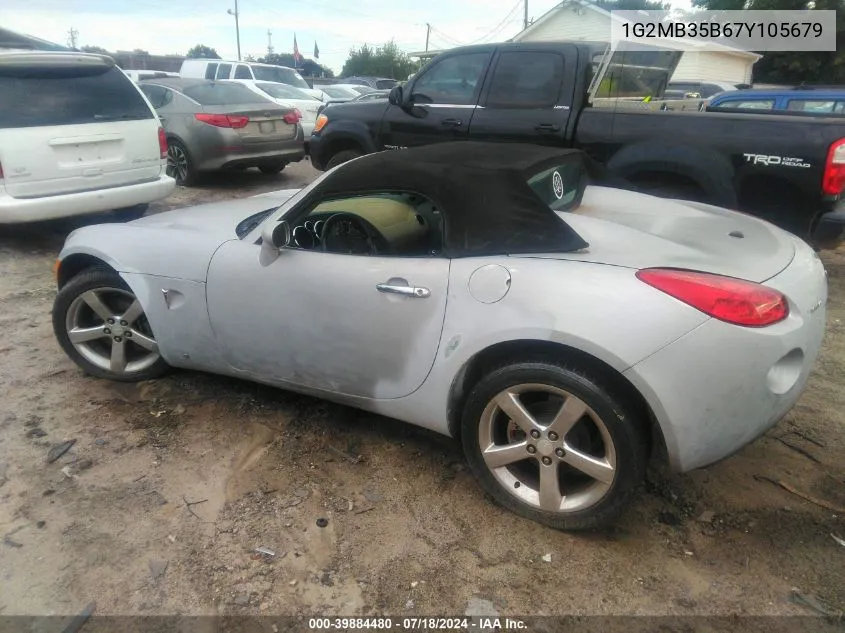 1G2MB35B67Y105679 2007 Pontiac Solstice