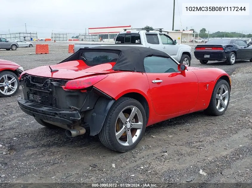 1G2MC35B08Y117244 2008 Pontiac Solstice