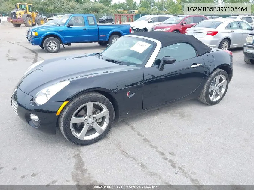 1G2MB35B39Y105464 2009 Pontiac Solstice