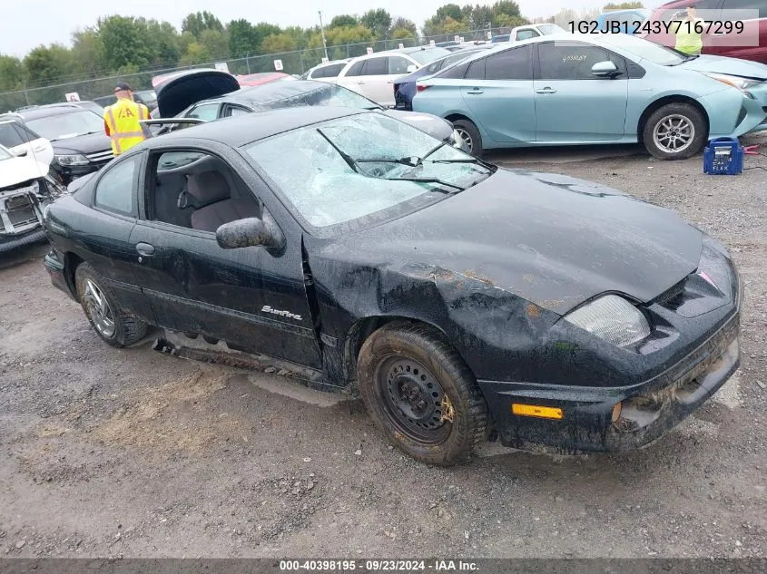 1G2JB1243Y7167299 2000 Pontiac Sunfire Se