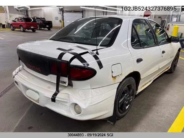 2002 Pontiac Sunfire Se VIN: 1G2JB524327376895 Lot: 30044893