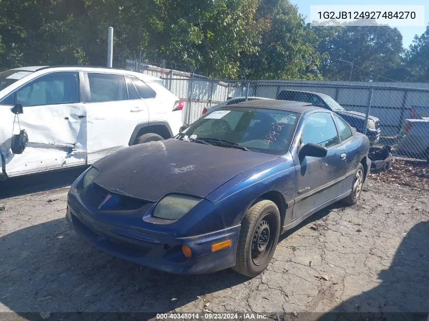 1G2JB124927484270 2002 Pontiac Sunfire Se