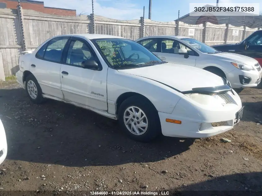 3G2JB52F34S175388 2004 Pontiac Sunfire Sl/Slx