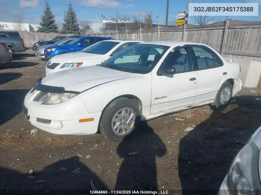 3G2JB52F34S175388 2004 Pontiac Sunfire Sl/Slx