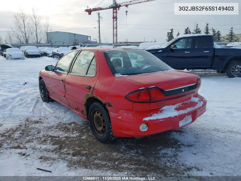 3G2JB52F65S149403 2005 Pontiac Sunfire Sl/Slx