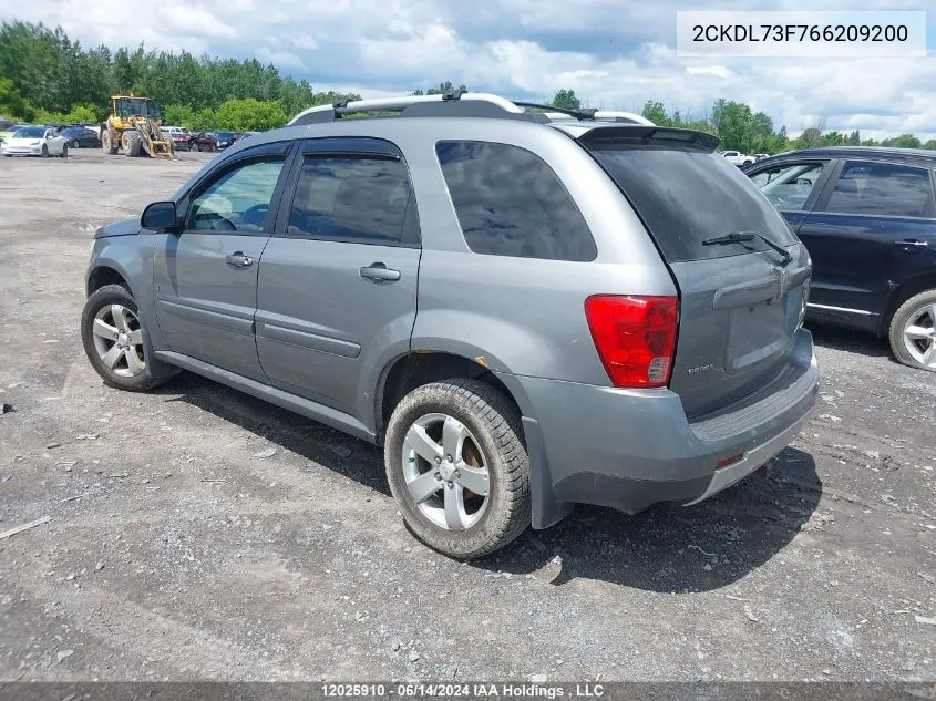 2CKDL73F766209200 2006 Pontiac Torrent