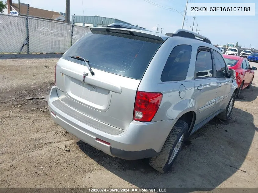 2CKDL63F166107188 2006 Pontiac Torrent