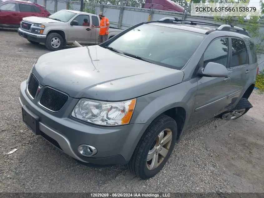 2006 Pontiac Torrent VIN: 2CKDL63F566153879 Lot: 12029269