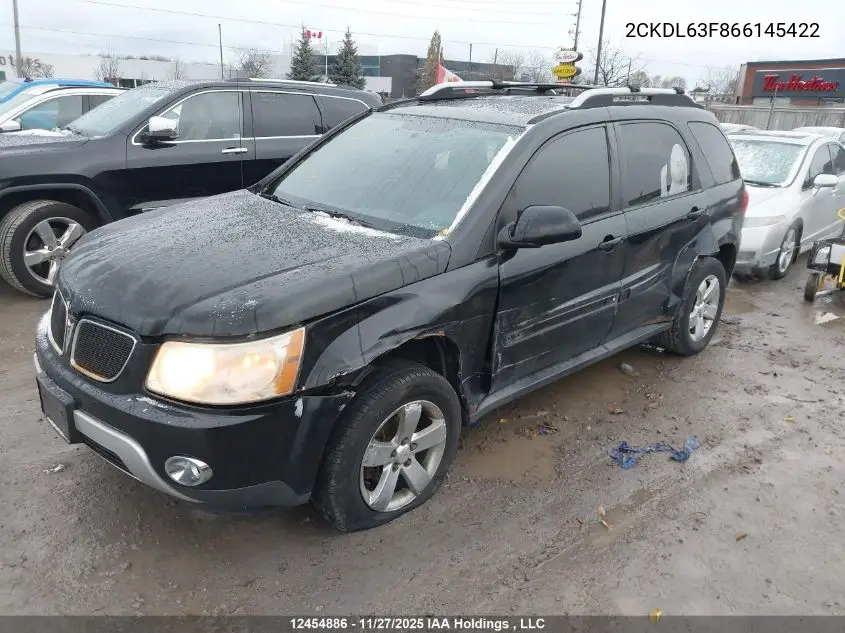 2CKDL63F866145422 2006 Pontiac Torrent Sport