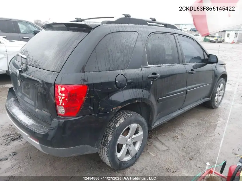 2CKDL63F866145422 2006 Pontiac Torrent Sport