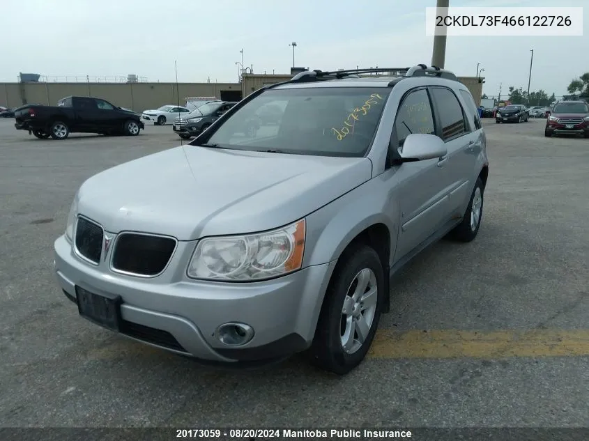 2CKDL73F466122726 2006 Pontiac Torrent