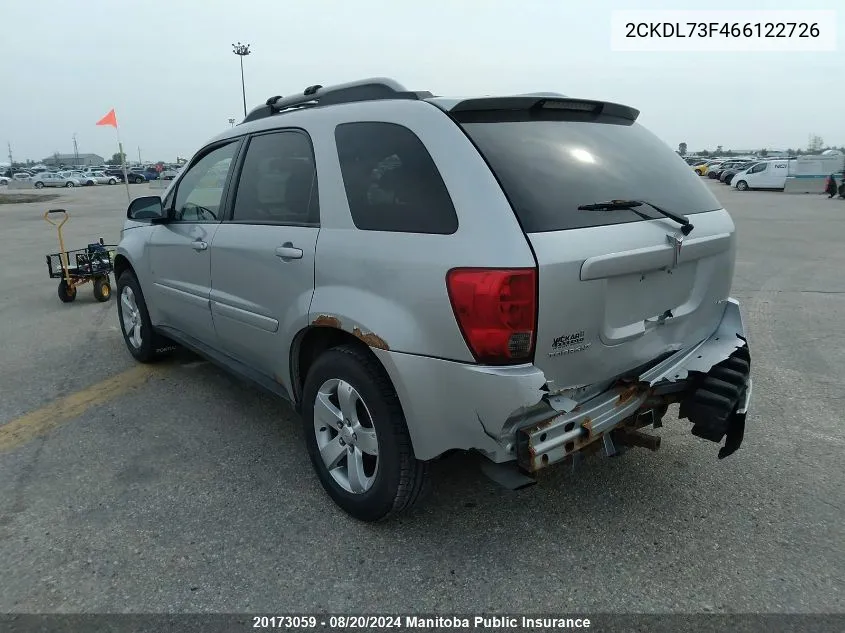 2CKDL73F466122726 2006 Pontiac Torrent