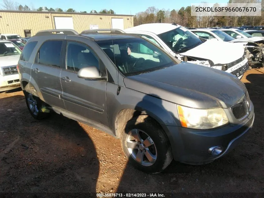 2CKDL63F966067670 2006 Pontiac Torrent