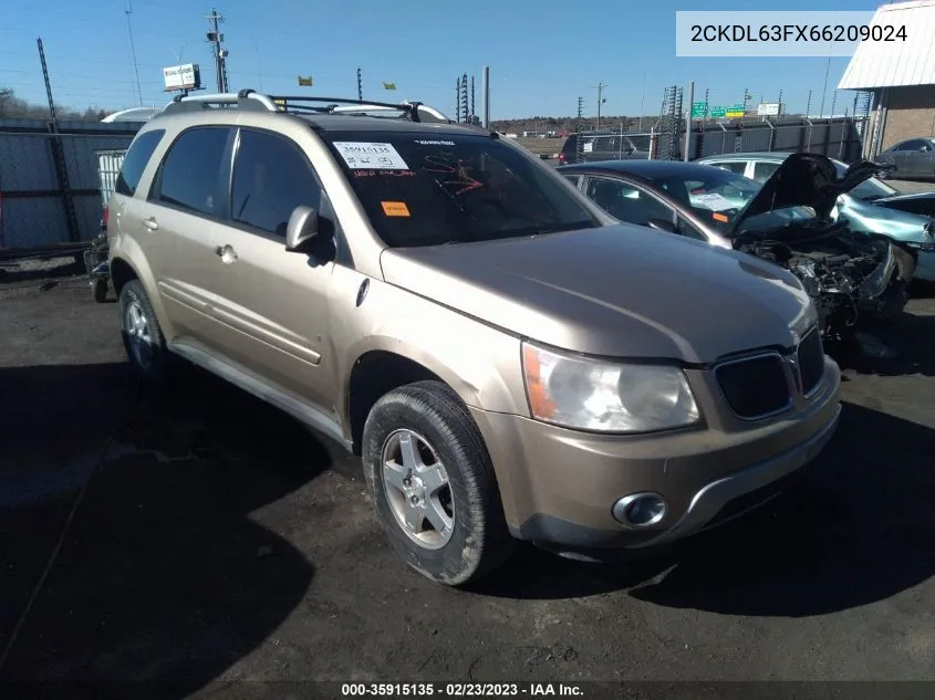 2CKDL63FX66209024 2006 Pontiac Torrent