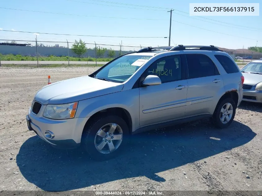 2CKDL73F566137915 2006 Pontiac Torrent