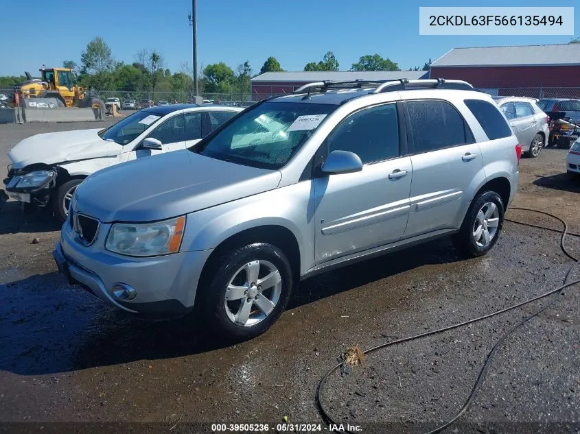 2CKDL63F566135494 2006 Pontiac Torrent