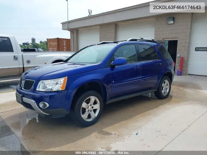 2CKDL63F466174643 2006 Pontiac Torrent