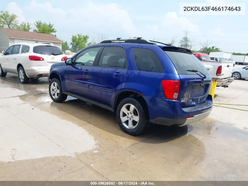 2CKDL63F466174643 2006 Pontiac Torrent