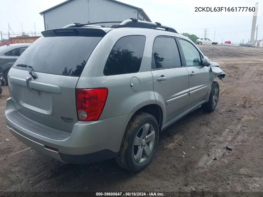 2CKDL63F166177760 2006 Pontiac Torrent