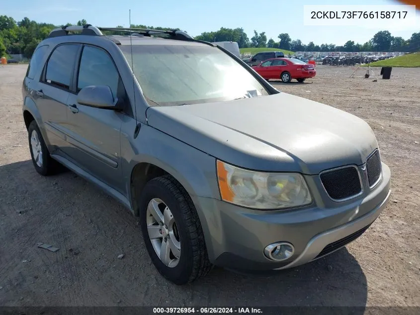 2CKDL73F766158717 2006 Pontiac Torrent