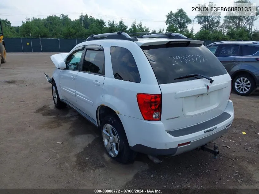 2CKDL63F866080135 2006 Pontiac Torrent